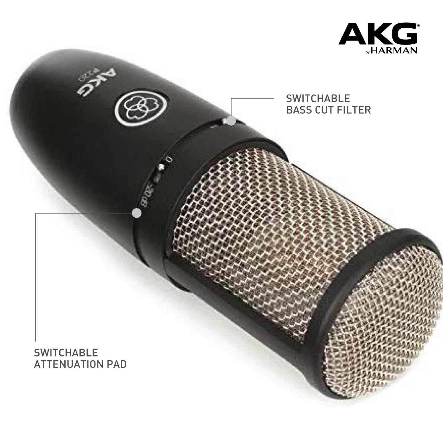 AKG P220 Cardioid Condenser Studio Microphone in India