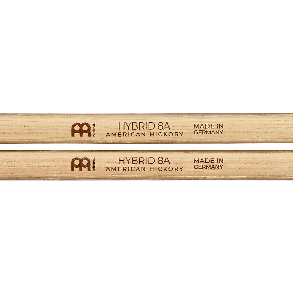 Meinl SB132 Hybrid Hickory Wood Tip Drumstick 8A online in India at johnsmusicin at the lowest price Online price in India