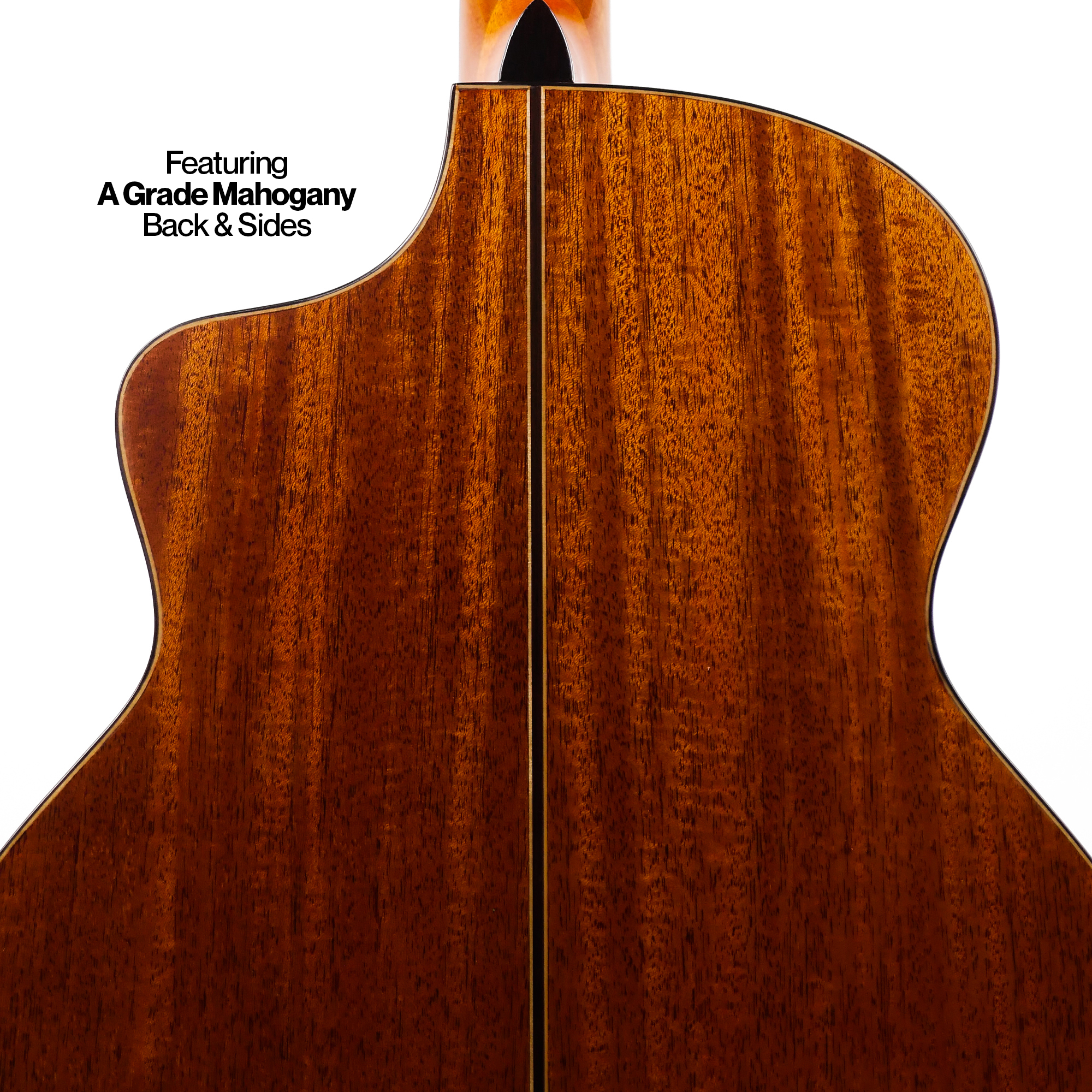 SQOE SQ-G40 Solid mahogany top Acoustic guitar - Natural gloss Online price in India