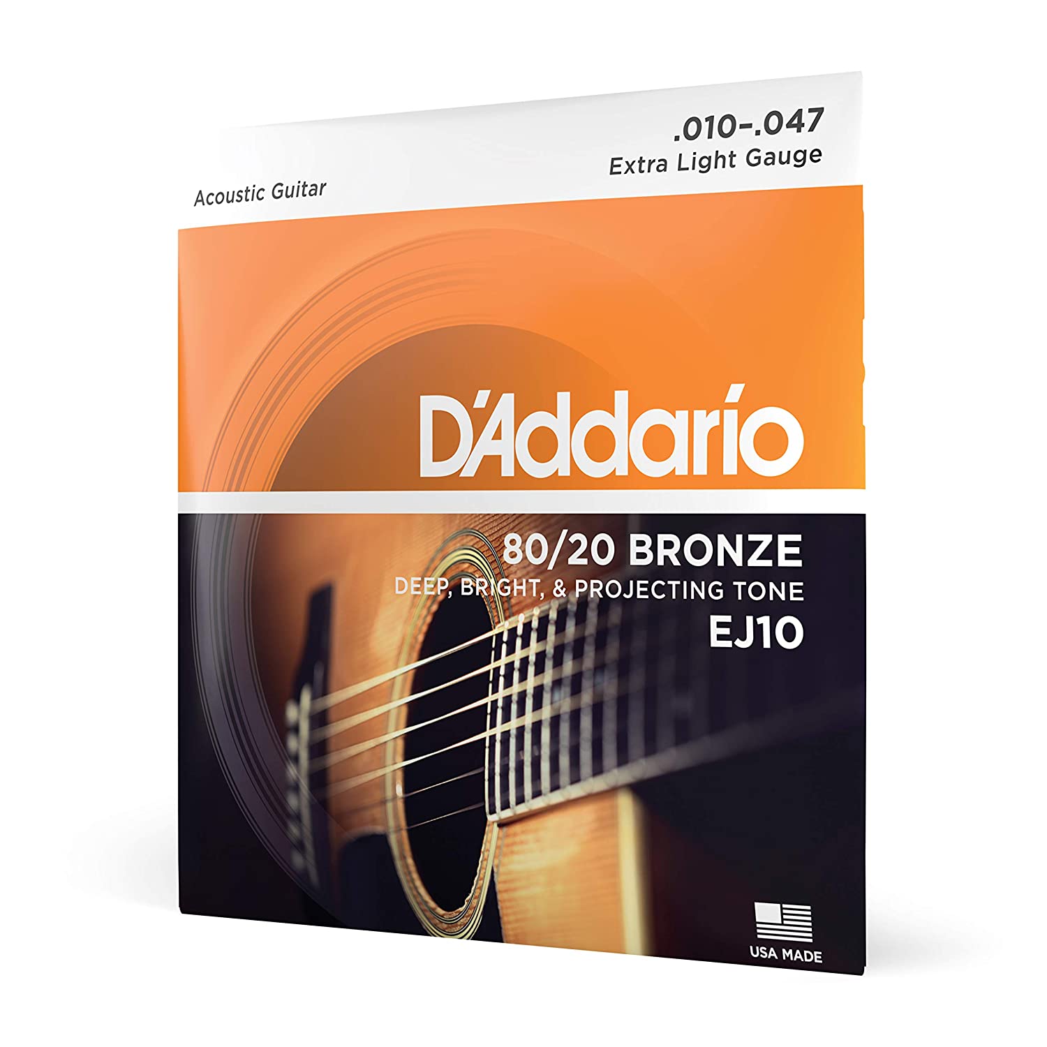 DAddario EJ10 Bronze Acoustic 10-47 Extra Light Guitar Strings Online price in India