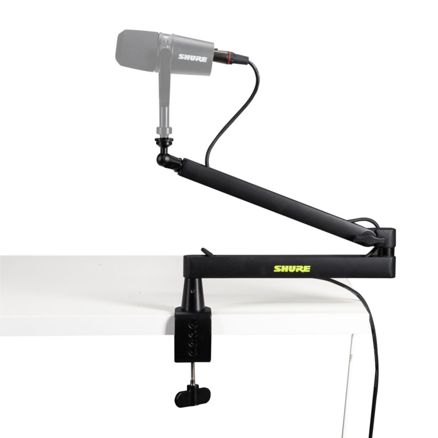 Shure SH-BROADCAST2 Low-Profile Desktop Mic Boom Stand online in India at johnsmusicin at the lowest price Online price in India