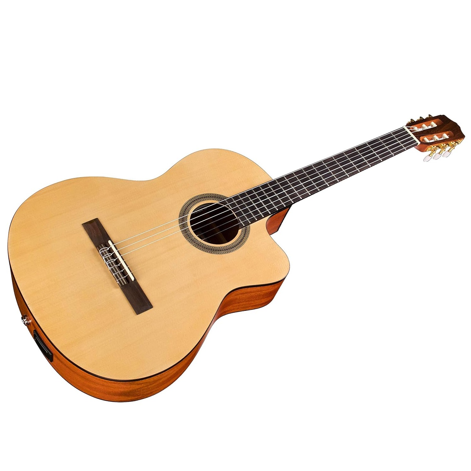Cordoba C1M-CE Acoustic-Electric Cutaway Nylon String Classical Guitar Natural online in India at johnsmusicin at the lowest price Online price in India