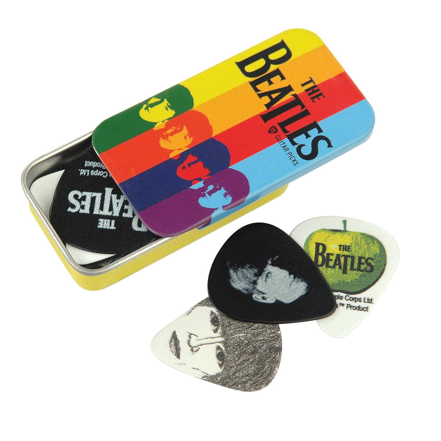 Planet Waves 1CAB4-15BT2 Beatles Signature Guitar Pick Tin online in India at johnsmusicin at the lowest price Online price in India