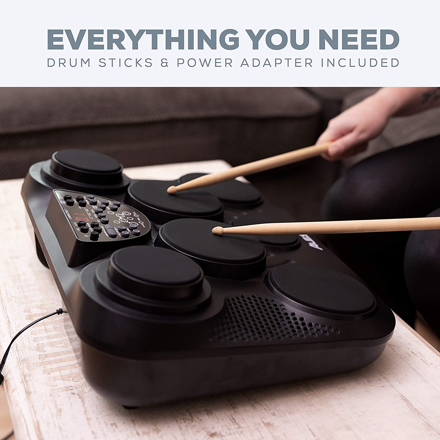 Alesis CompactKit 7 7-Pad Portable Tabletop Drum Kit Online price in India