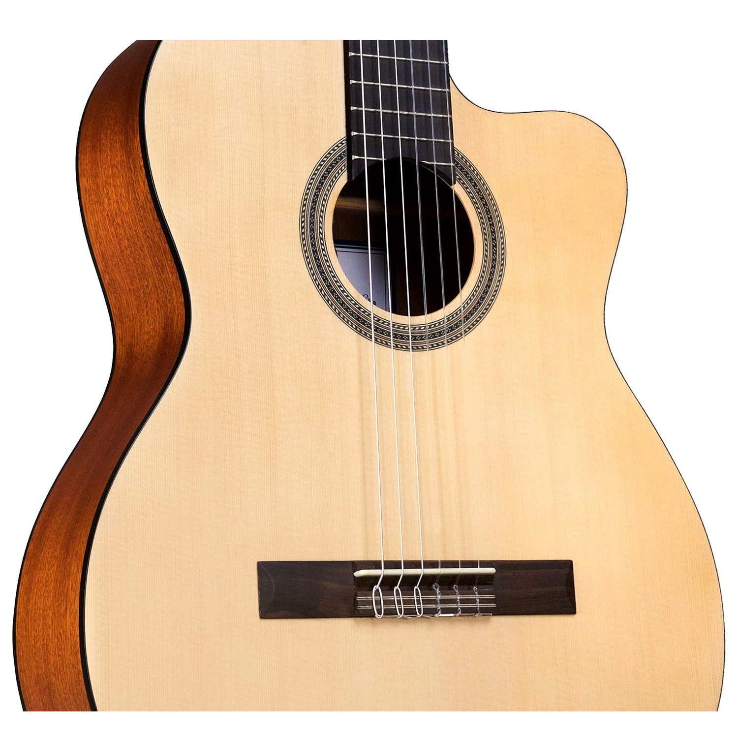 Cordoba C1M-CE Acoustic-Electric Cutaway Nylon String Classical Guitar Natural online in India at johnsmusicin at the lowest price Online price in India