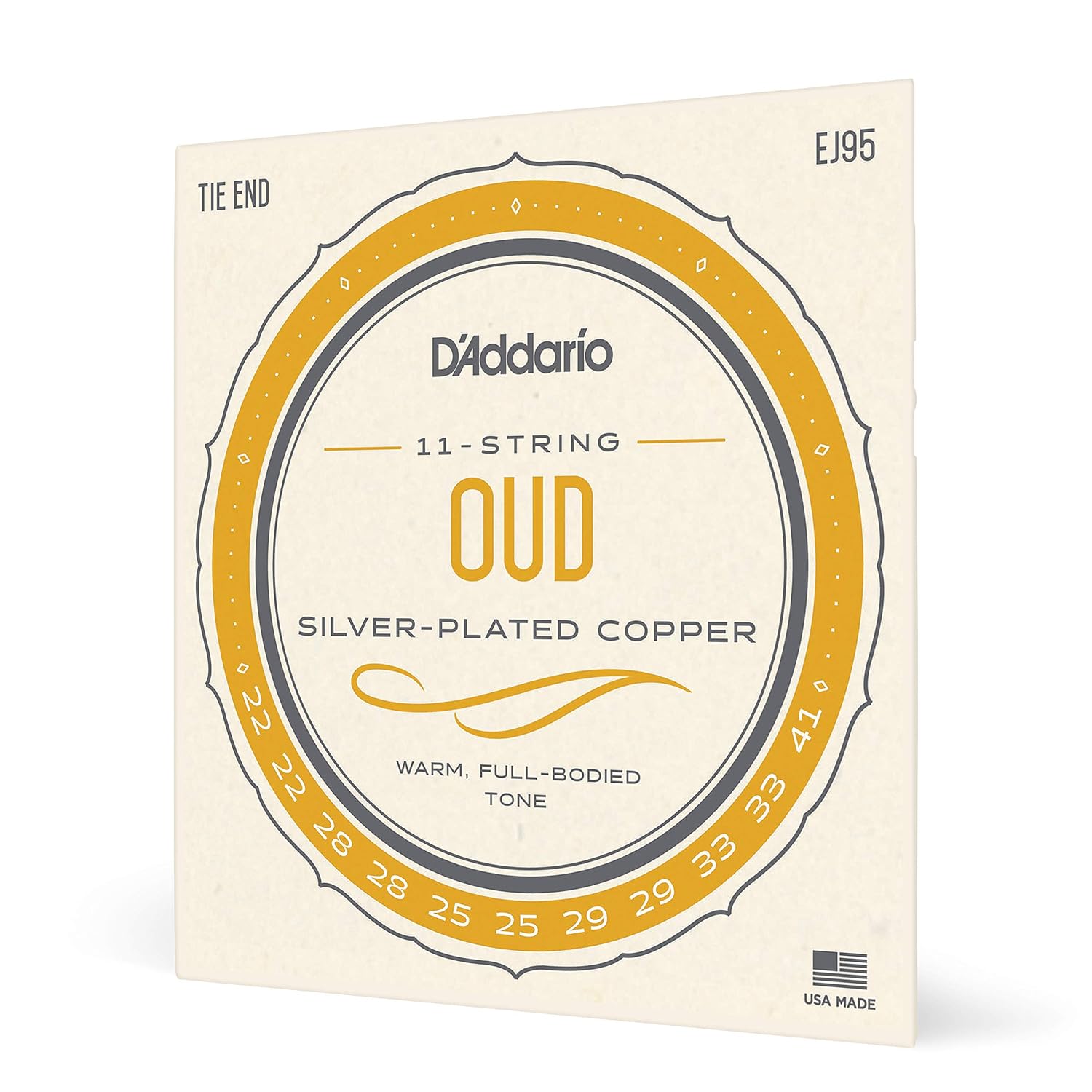 DAddario EJ95 Silver Plated Copper Oud String Set Tie End online in India at johnsmusicin at the lowest price Online price in India