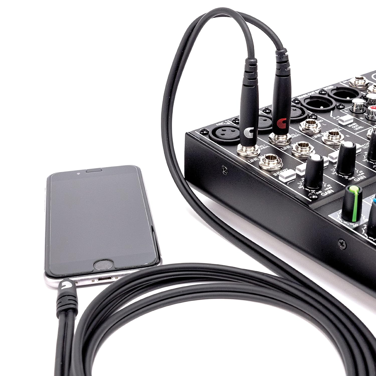 DAddario Custom Series 18 to Dual 14 Audio Cables PW-MPTS-06 online in India at johnsmusicin at the lowest price Online price in India