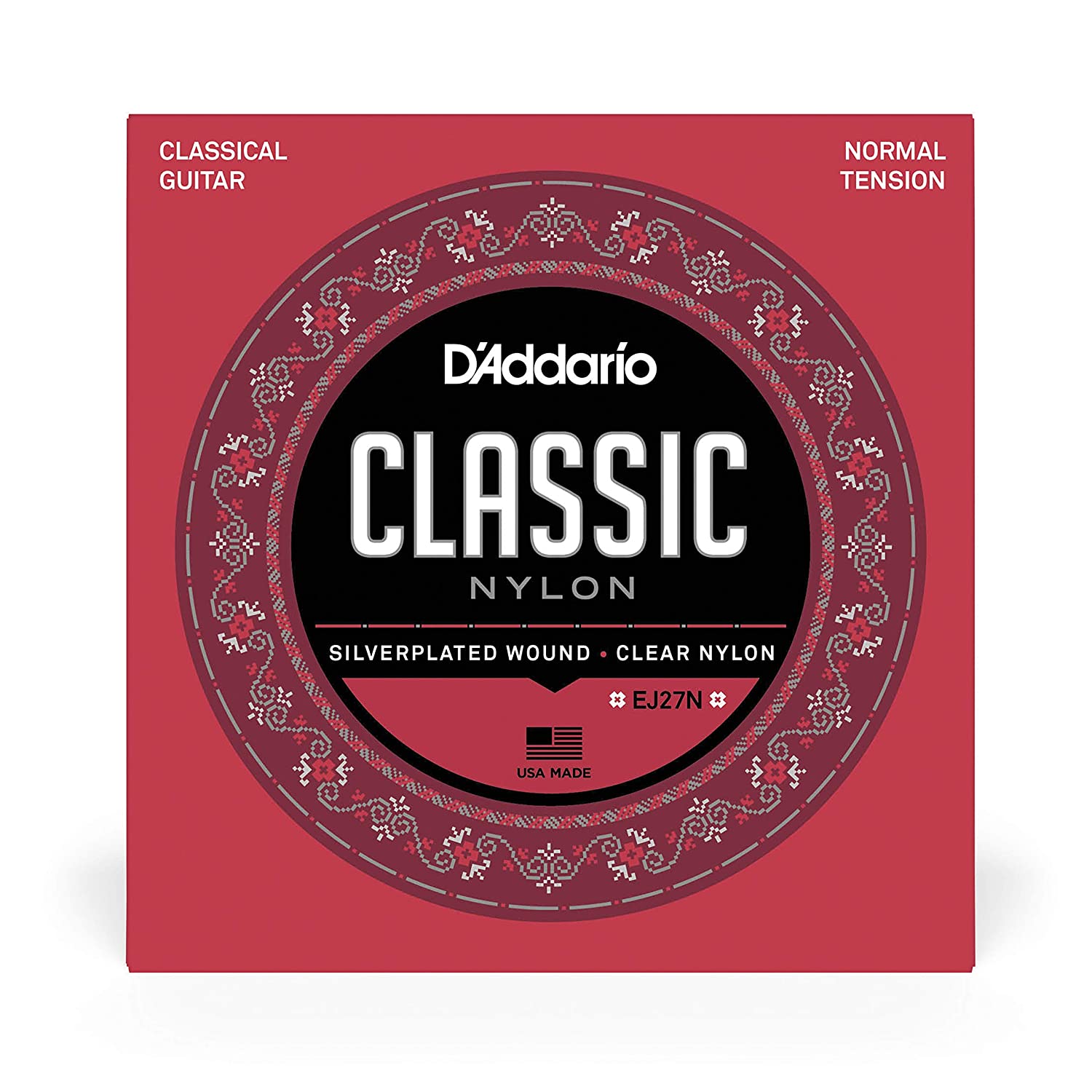 DAddario EJ27N Nylon Classical Normal Tension Guitar Strings Online price in India