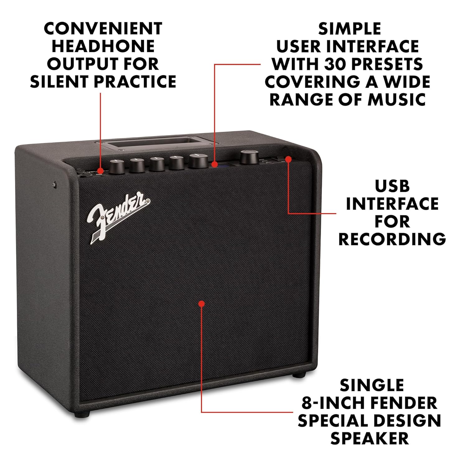 Fender Mustang LT25 25 watts Combo Guitar Amplifier online in India at johnsmusicin at the lowest price Online price in India