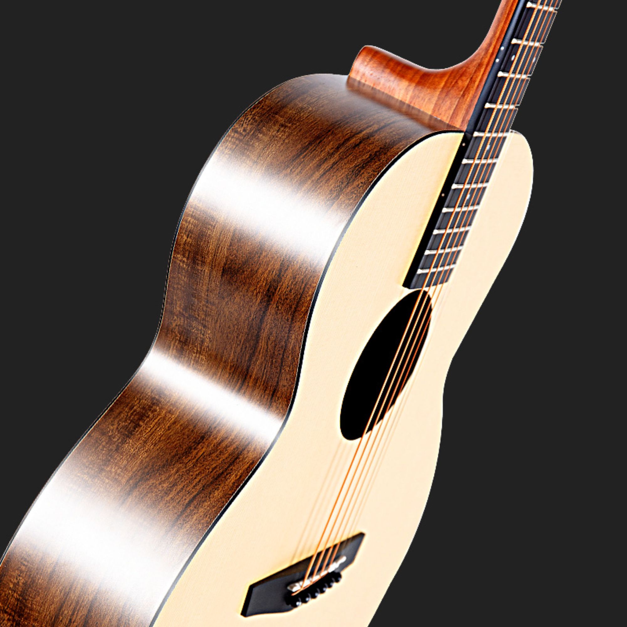 Enya EM X0 Parlour Travel acoustic guitar Online price in India