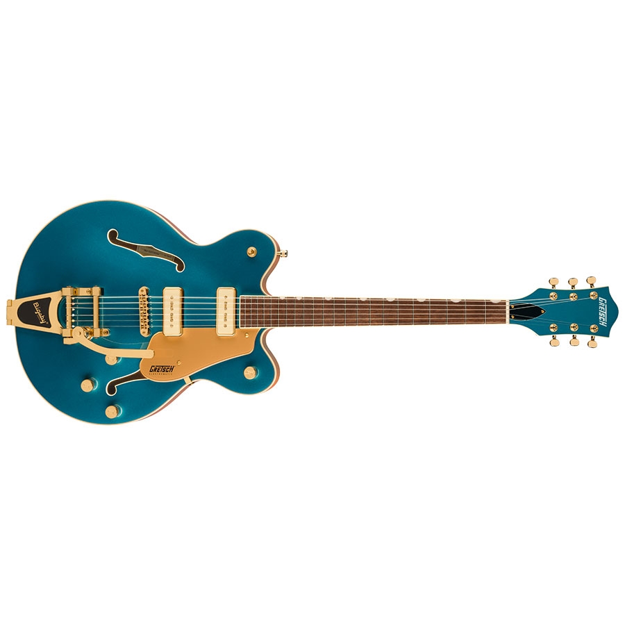 Gretsch Electromatic Pristine LTD Center Block Double-Cut with Bigsby Laurel Fingerboard Electric Guitar Petrol online in India at johnsmusicin at the lowest price Online price in India