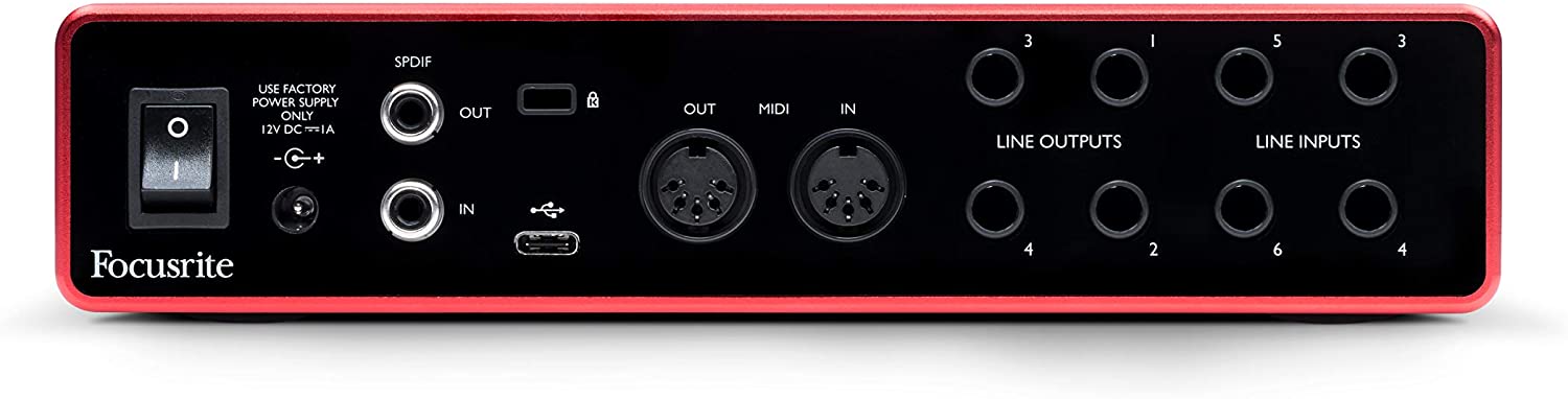 Focusrite Scarlett 8i6 3rd Gen USB Audio Interface