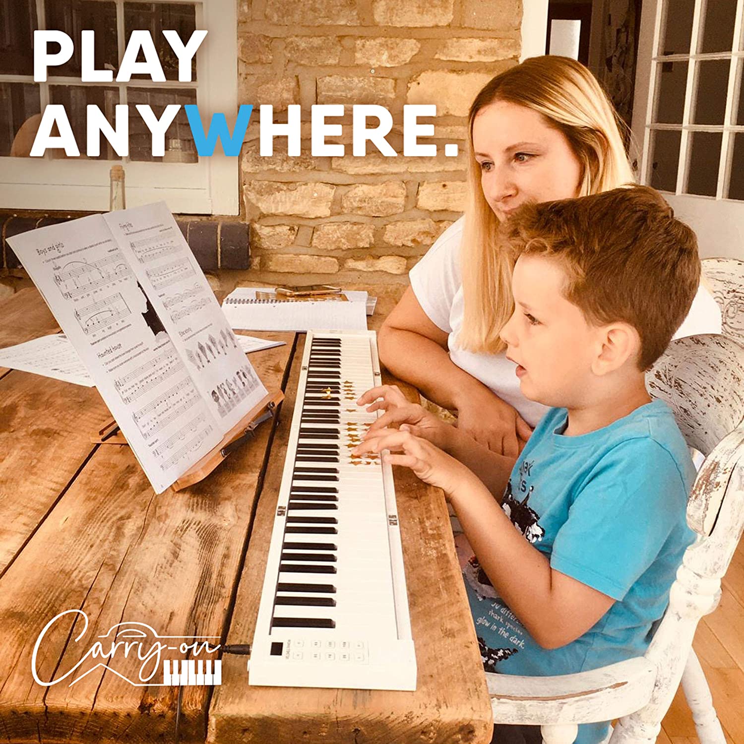 Carry-on FP88 88 Keys Folding Digital Piano Online price in India