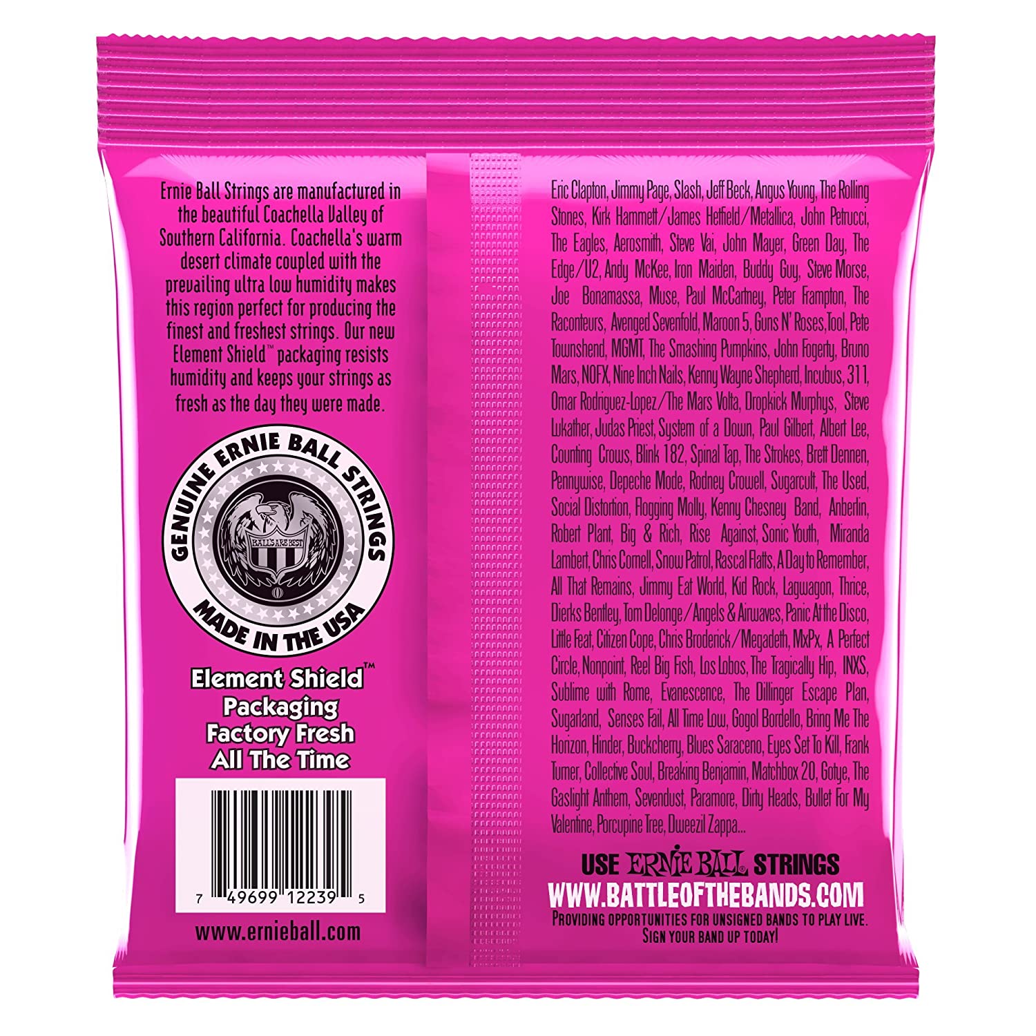 Ernie Ball 2239 Super Slinky RPS9 Electric Guitar Strings