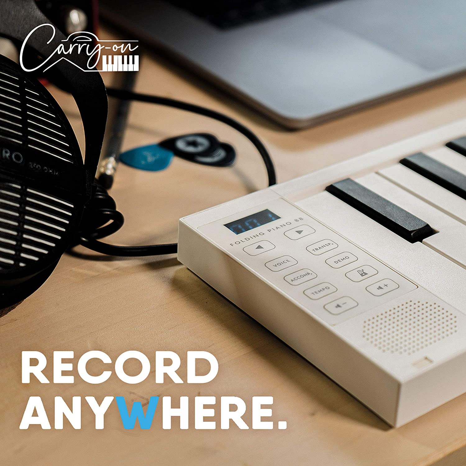 Carry-on FP88 88 Keys Folding Digital Piano Online price in India