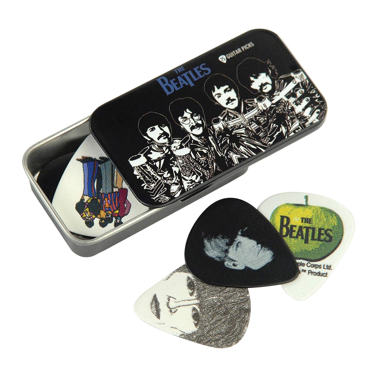 Planet Waves 1CAB4-15BT3 Beatles Signature Guitar Pick Tin online in India at johnsmusicin at the lowest price Online price in India
