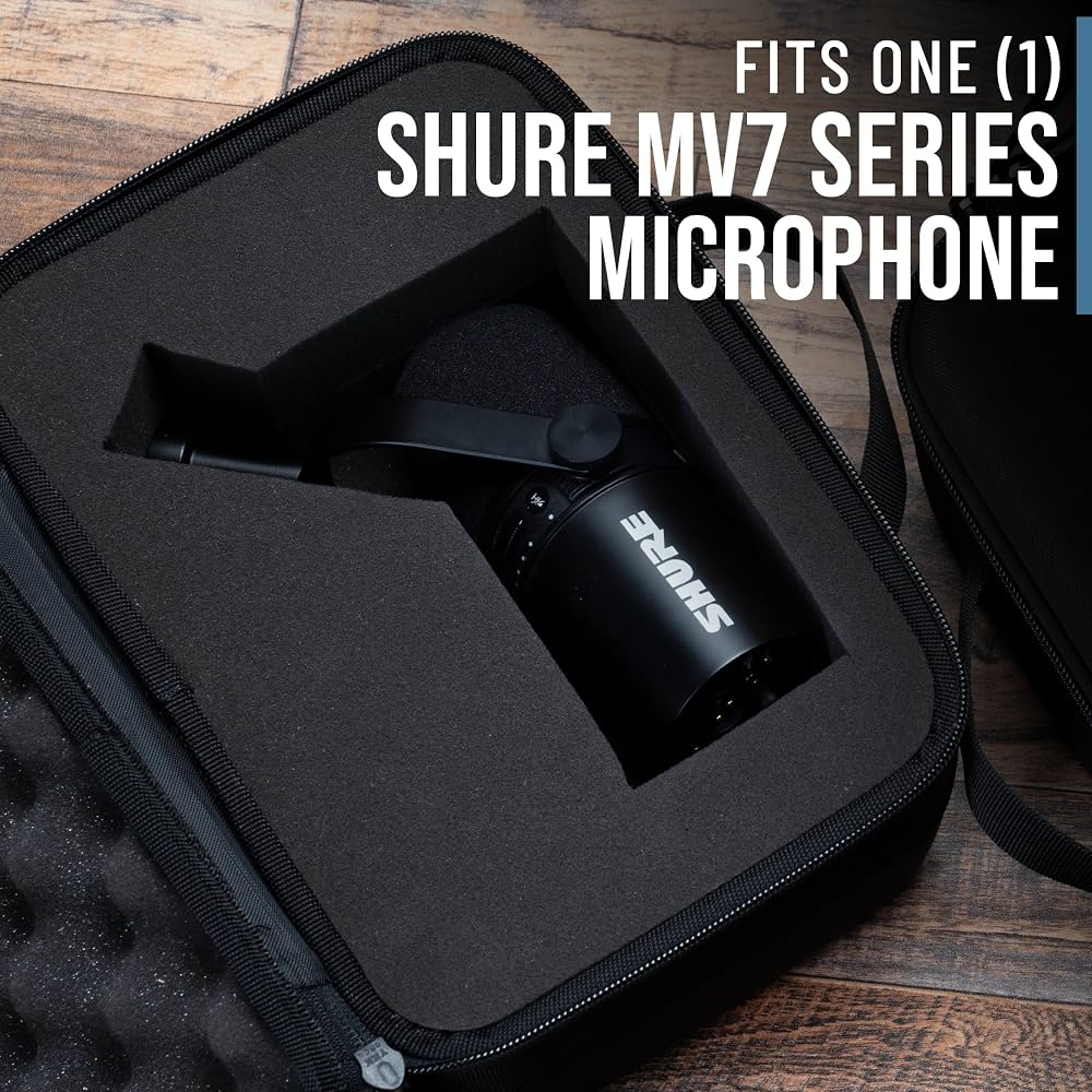 Shure Pro Lite Microphone Case for MV7 Series Mics online in India at johnsmusicin at the lowest price Online price in India