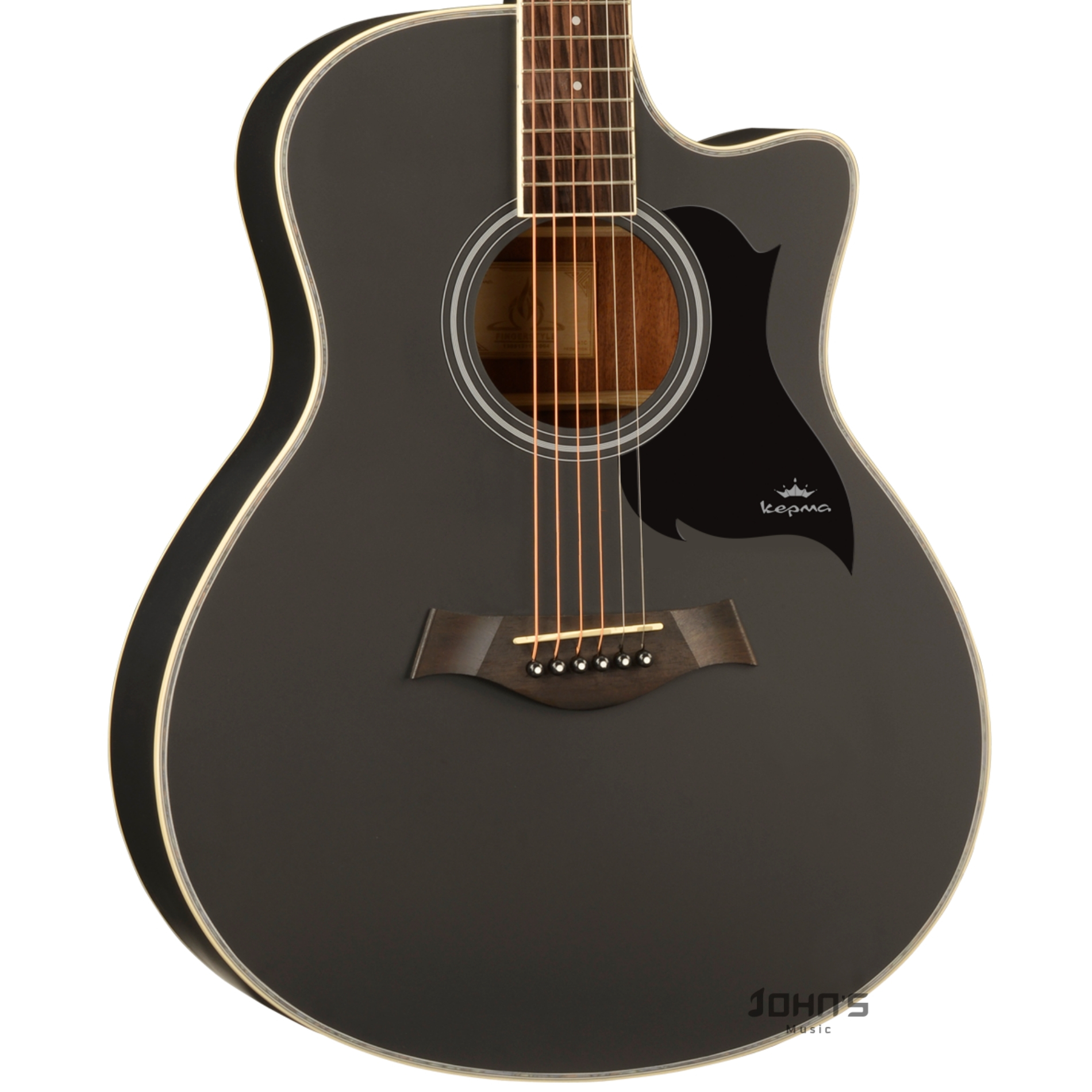 Kepma A1c acoustic guitar matt black online in India