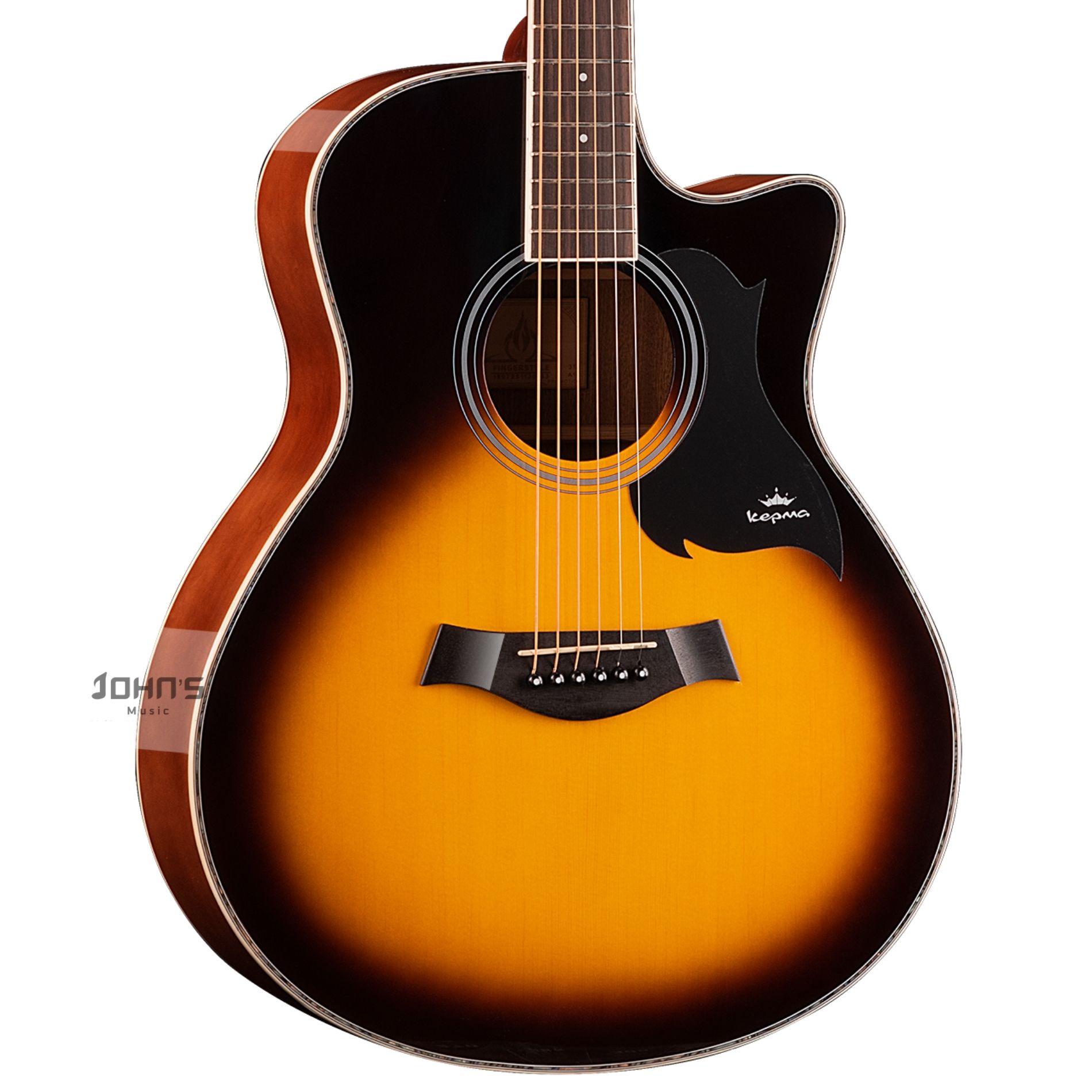 Kepma A1c Suburst glossy Acoustic Guitar