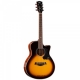 Kepma A1C Pro Acoustic Guitar Sunburst Glossy