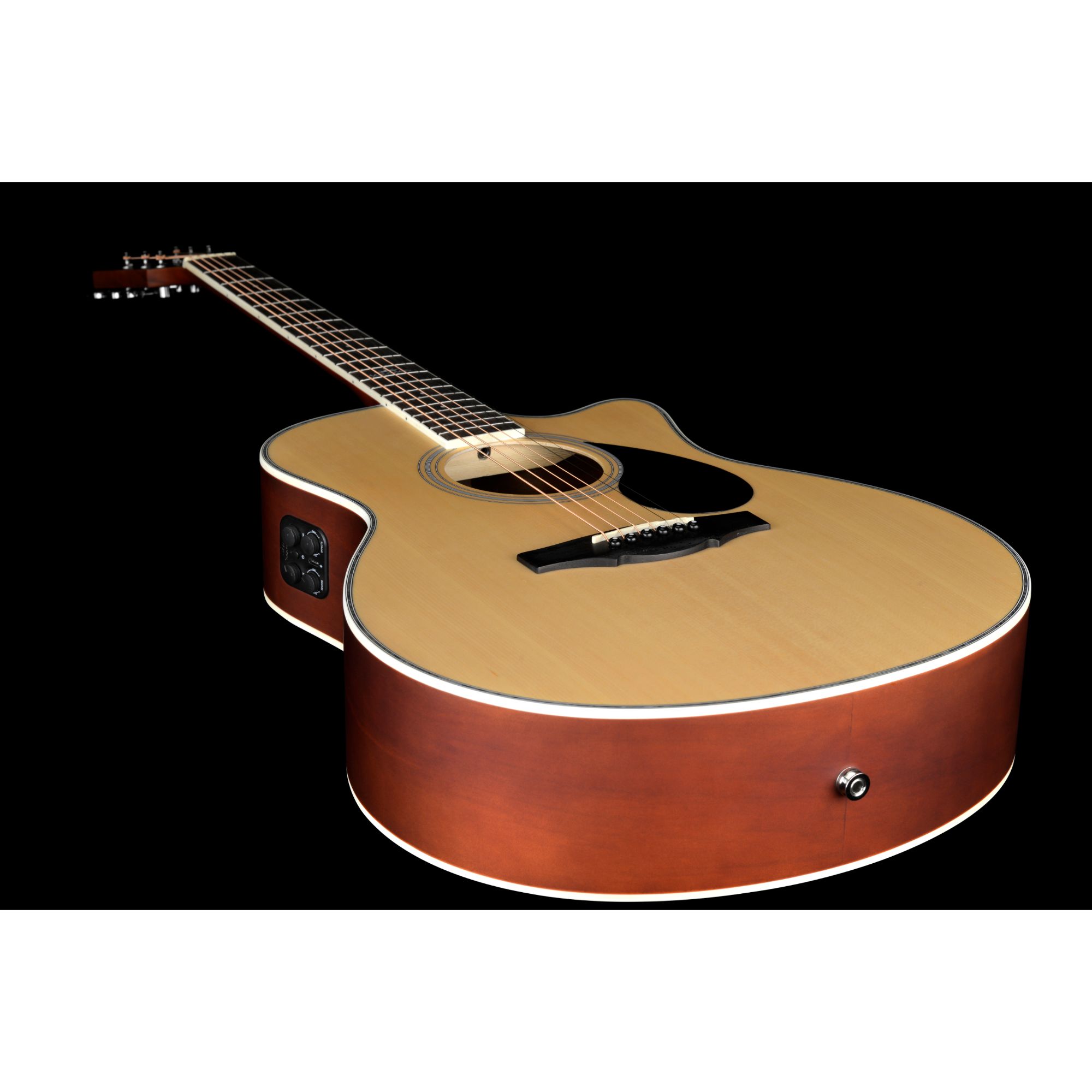 Kepma A1CE Pro TRANS K10- Semi acoustic Guitar- Natural Matt