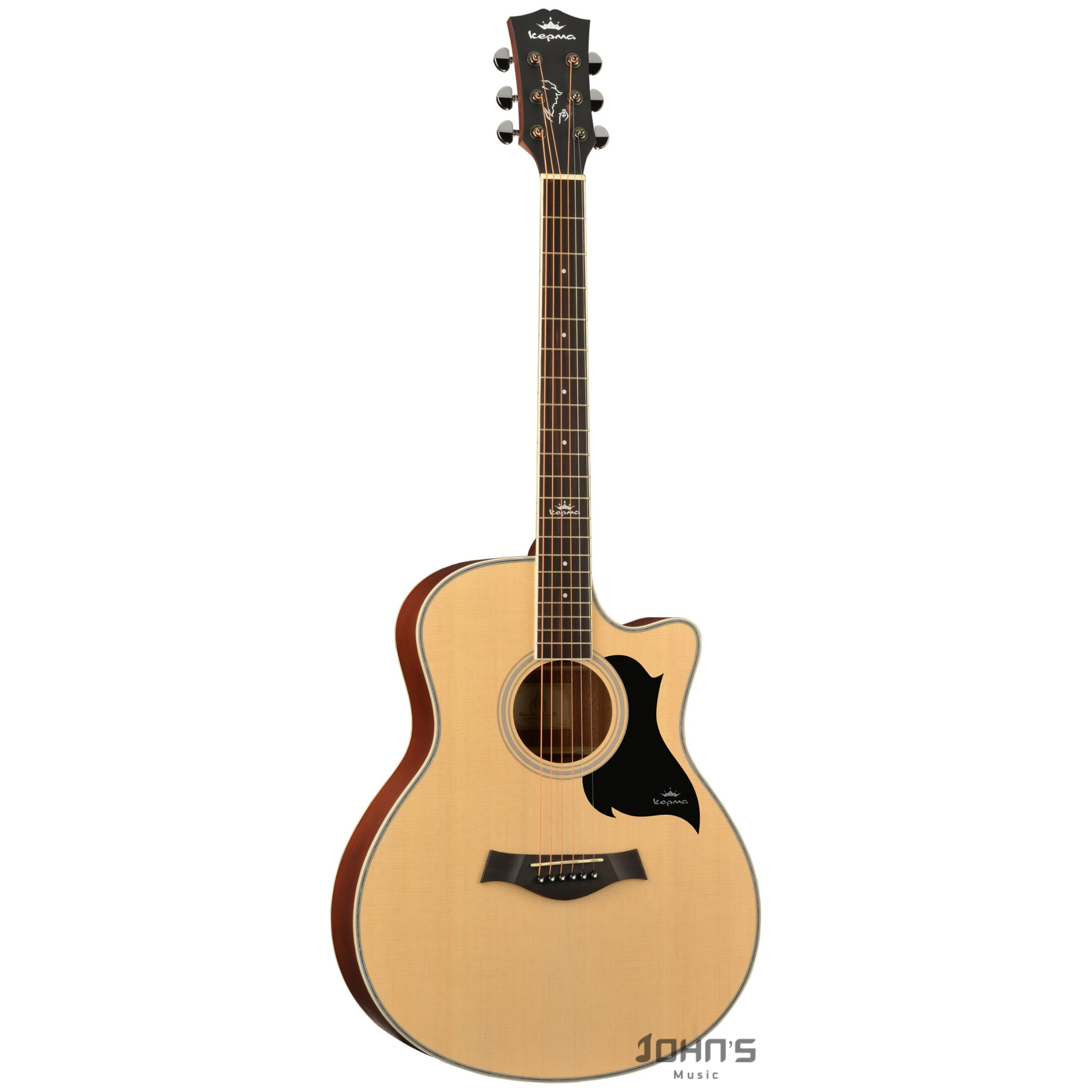 Kepma A1c Natural Matt Acoustic Guitar