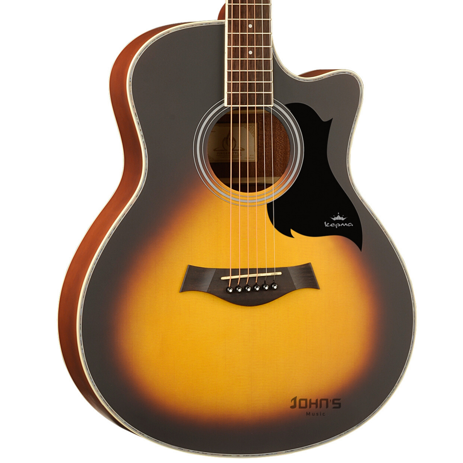 Kepma A1c Sunburst Matt acoustic guitar beginner