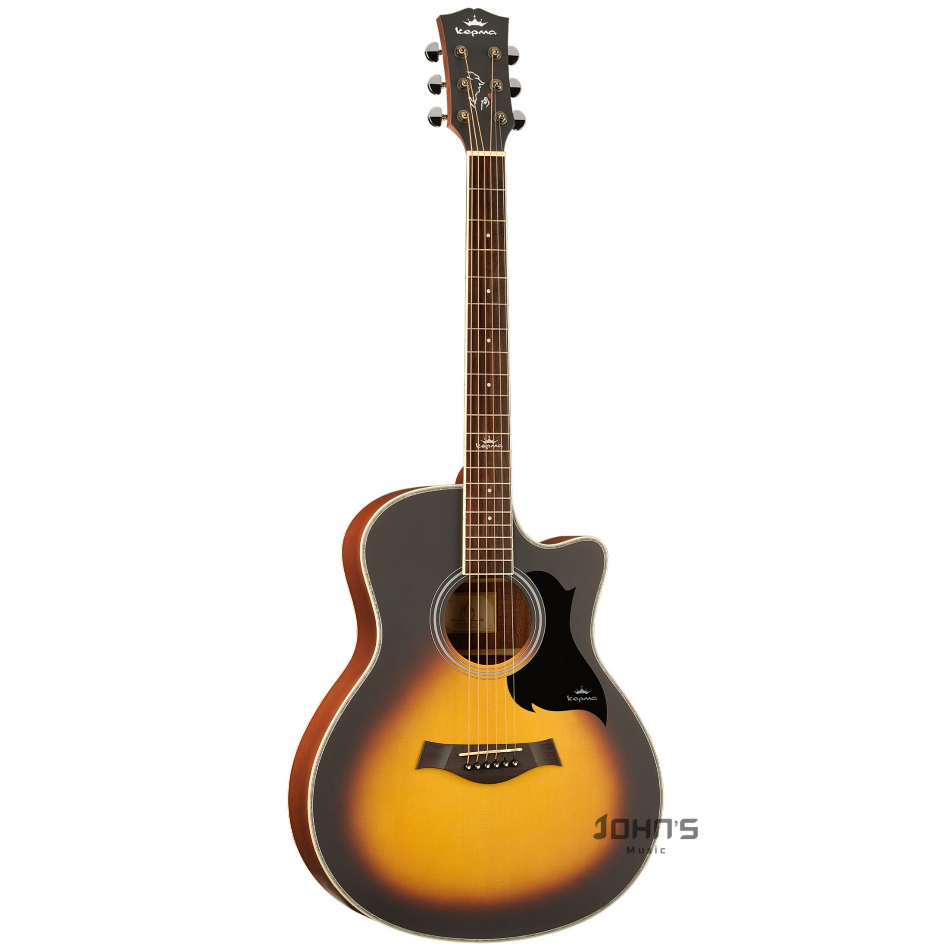 Kepma A1c Sunburst Matt acoustic guitar beginner