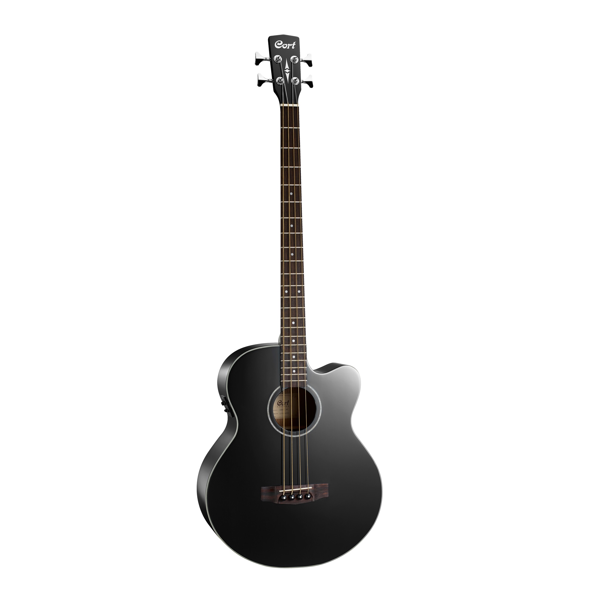 Cort AB850F Jumbo Cutaway 4-String Electro Acoustic Bass Guitar Online price in India