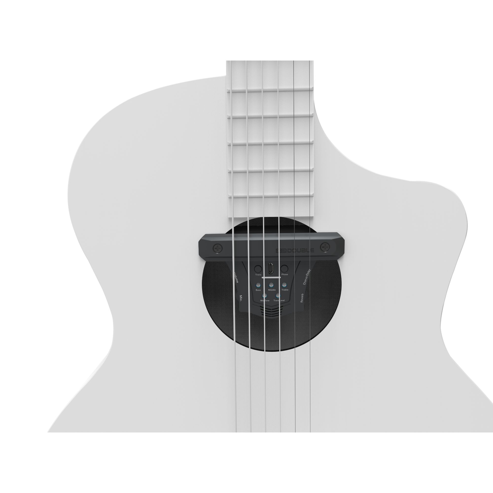 Double ACOUSTIFEX GO TRANSACOUSTIC PICKUP