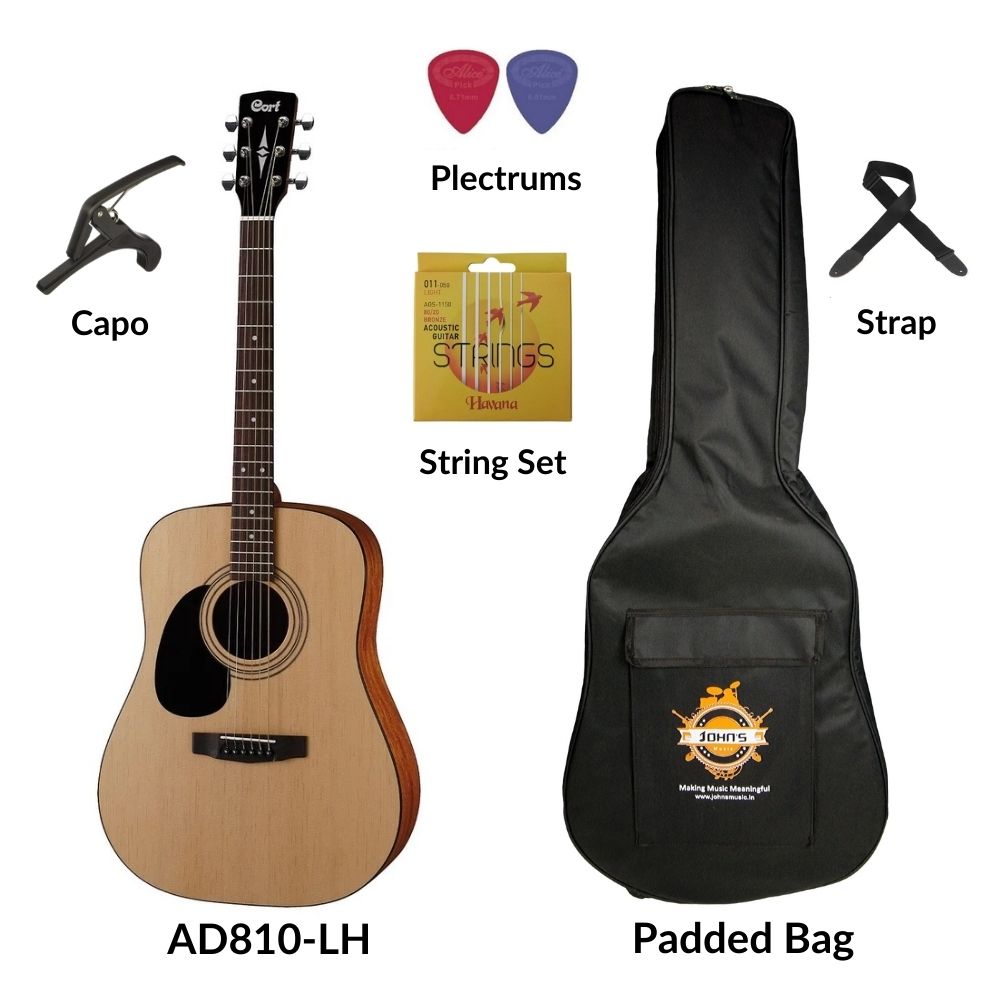 AD810 left handed guitar online in India