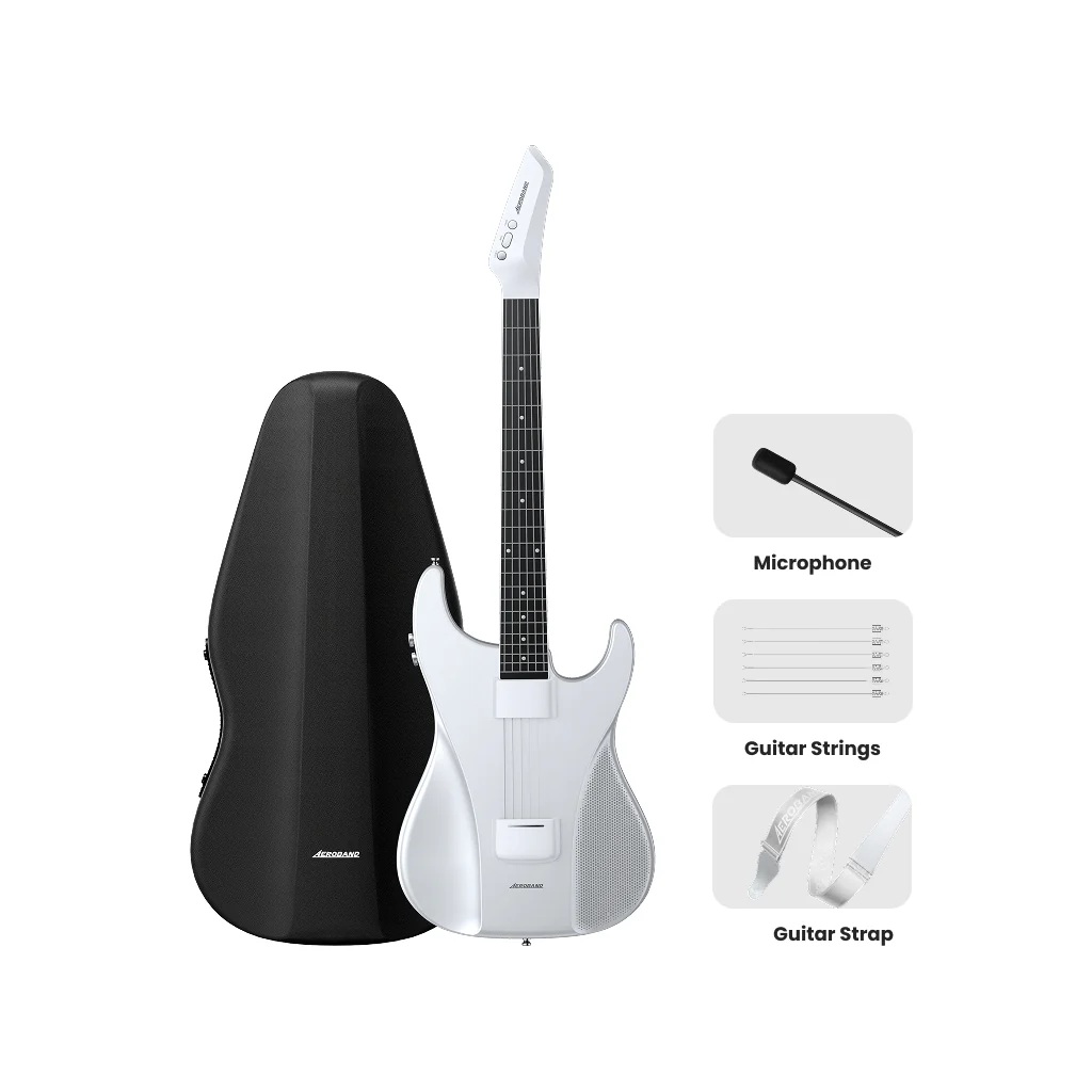 AeroBand Smart Digital MIDI Black Electric Guitar Combo online in India at johnsmusicin at the lowest price Online price in India