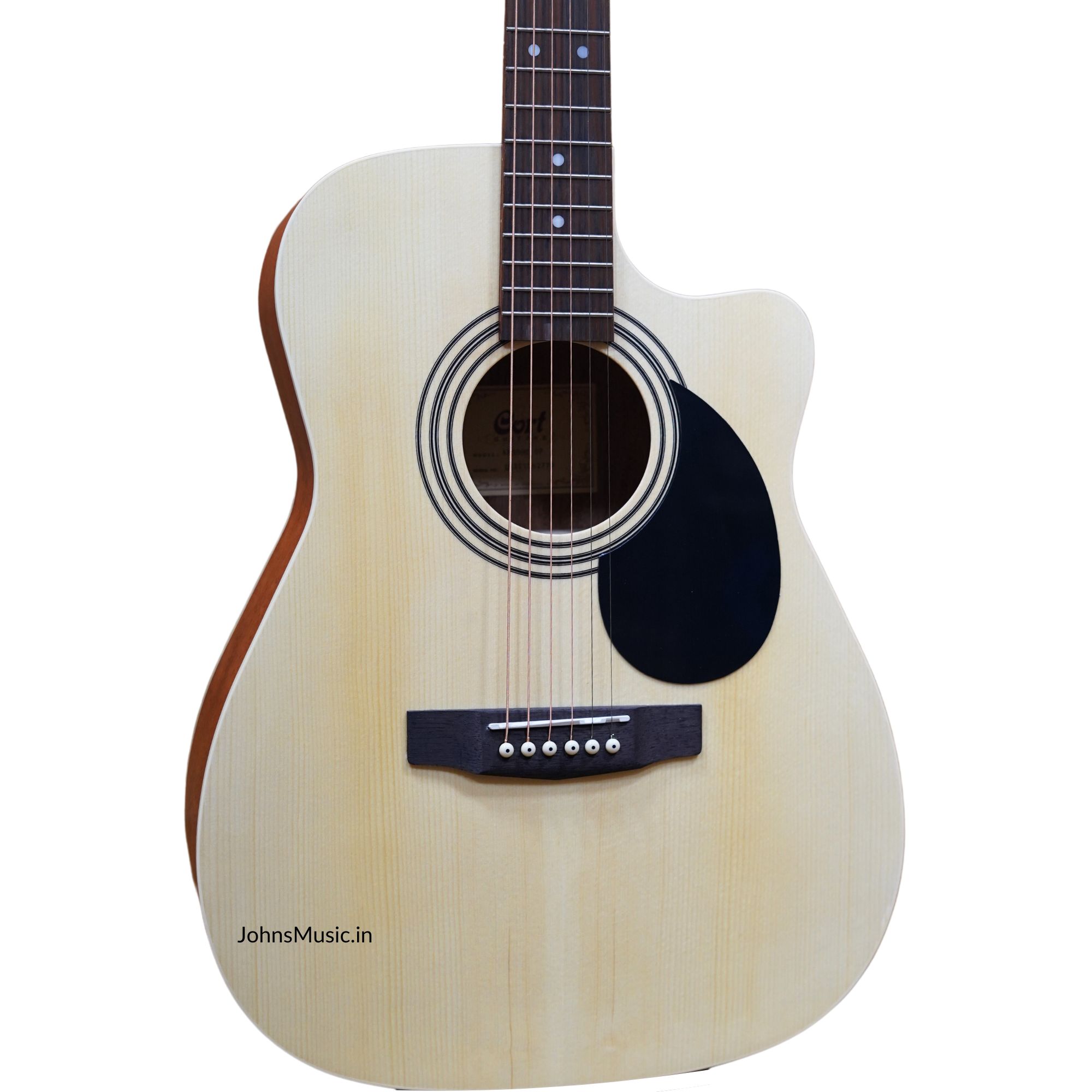 Cort AF500C Standard Series Open Pore Cutaway Acoustic Guitar Online price in India