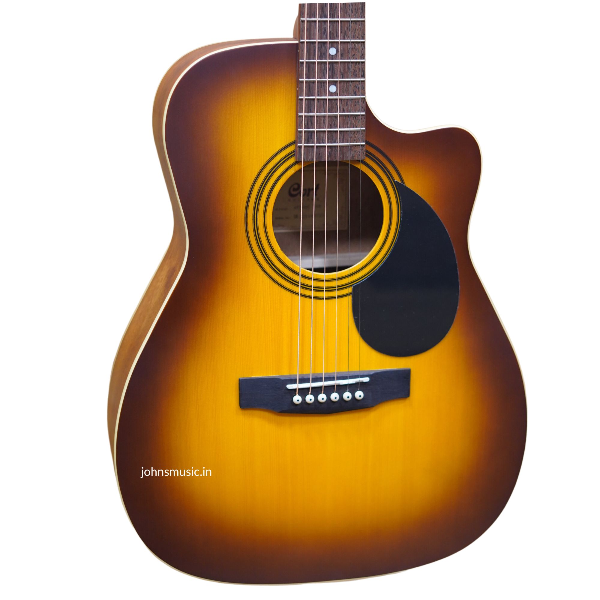 Cort AF500C Standard Series Open Pore Cutaway Acoustic Guitar Online price in India