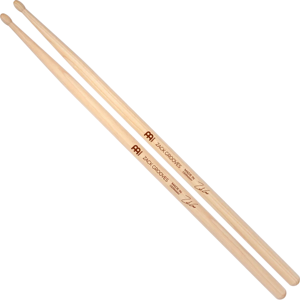 Image of Meinl SB606 Zack Grooves Signature Hickory Wood Tip Drumstick