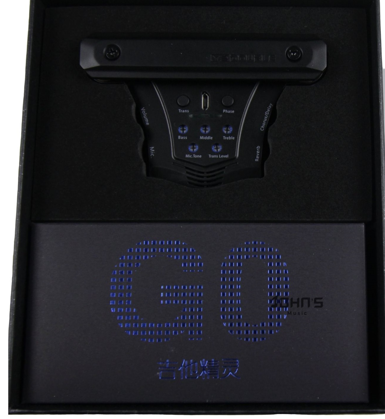 Double ACOUSTIFEX GO TRANSACOUSTIC PICKUP