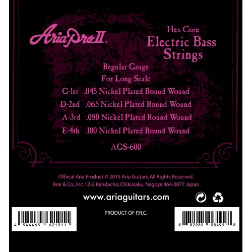 Aria AGS 600 For Bass Guitars