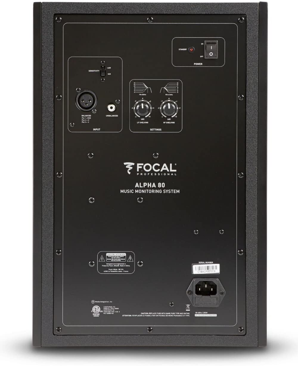 Focal alpha 80 studio monitor