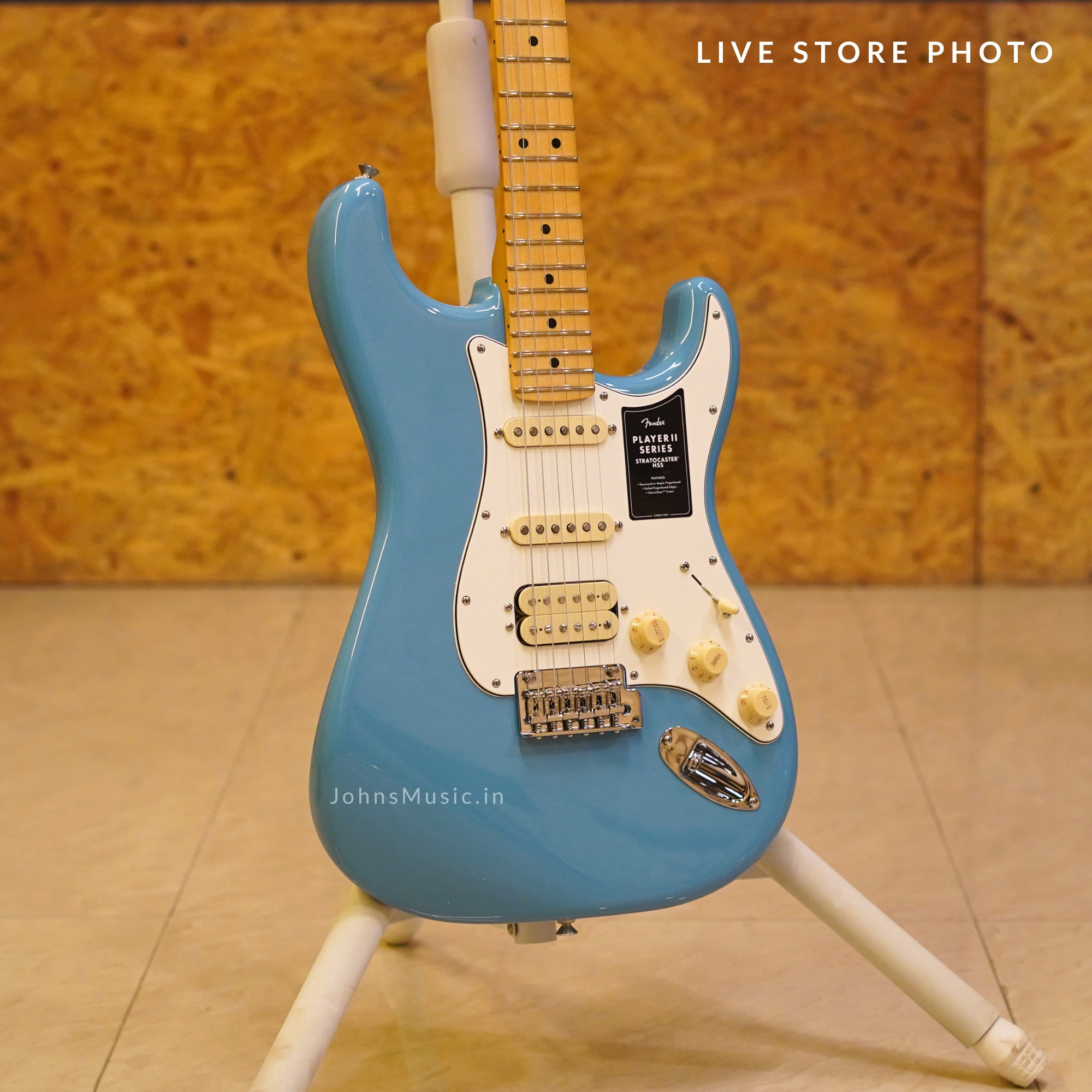 Fender Player II Stratocaster Electric Guitar HSS Maple online in India at johnsmusicin at the lowest price Online price in India