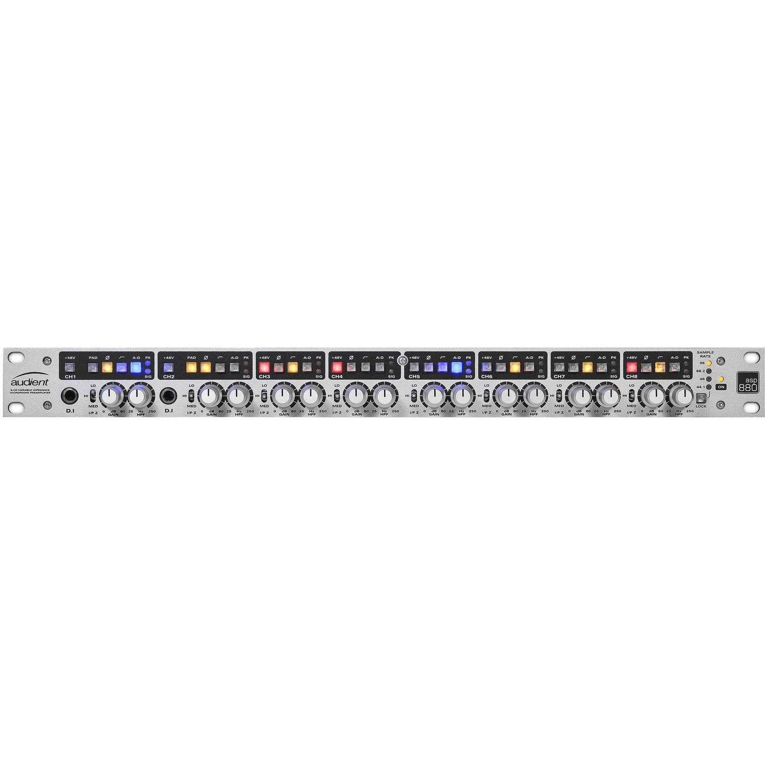 Audient ASP880 - 8-Channel Microphone Preamplifier