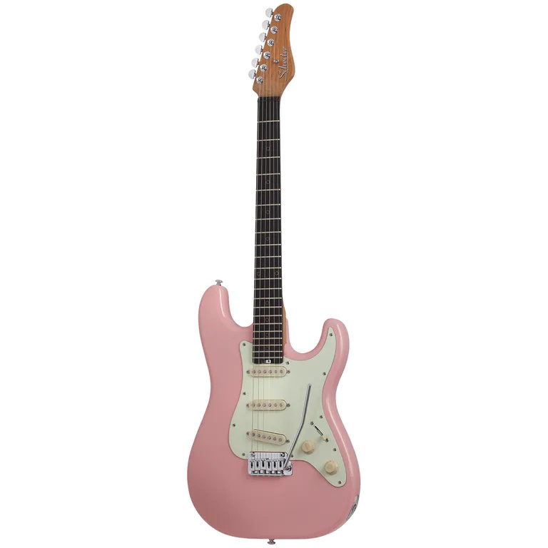 Schecter Guitar Research Nick Johnston Traditional HSS Electric Guitar Atomic Coral