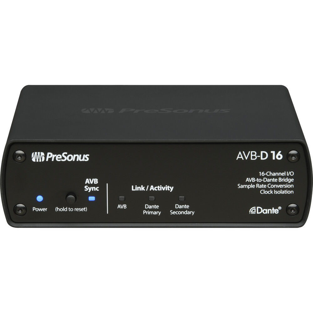 PreSonus AVB-D16 Network Bridge 16x16 Two-Way AVB-to-Dante Online price in India