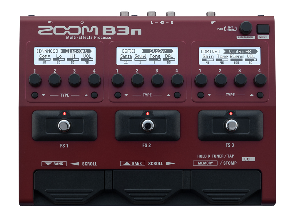 Zoom B3n Bass Multi-Effects Processor