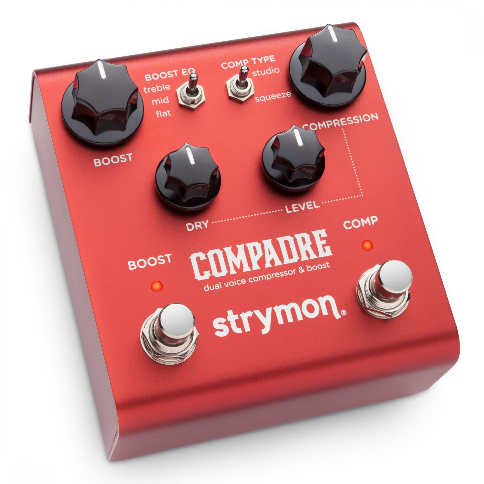 Strymon Compadre Dual Voice Compressor and Boost Pedal online in India at johnsmusicin at the lowest price Online price in India