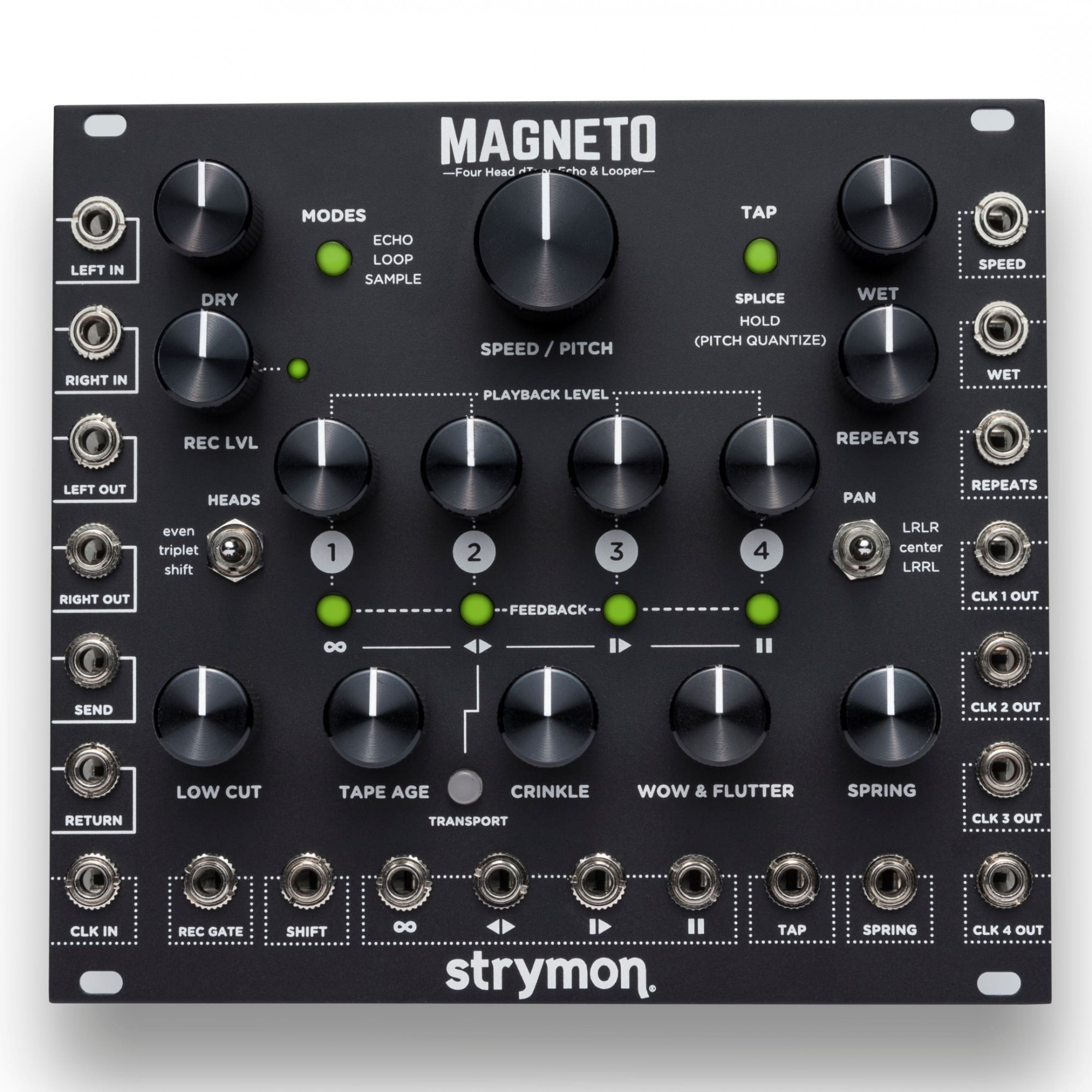 Strymon Magneto Tape Echo and Looper Eurorack Module online in India at johnsmusicin at the lowest price Online price in India