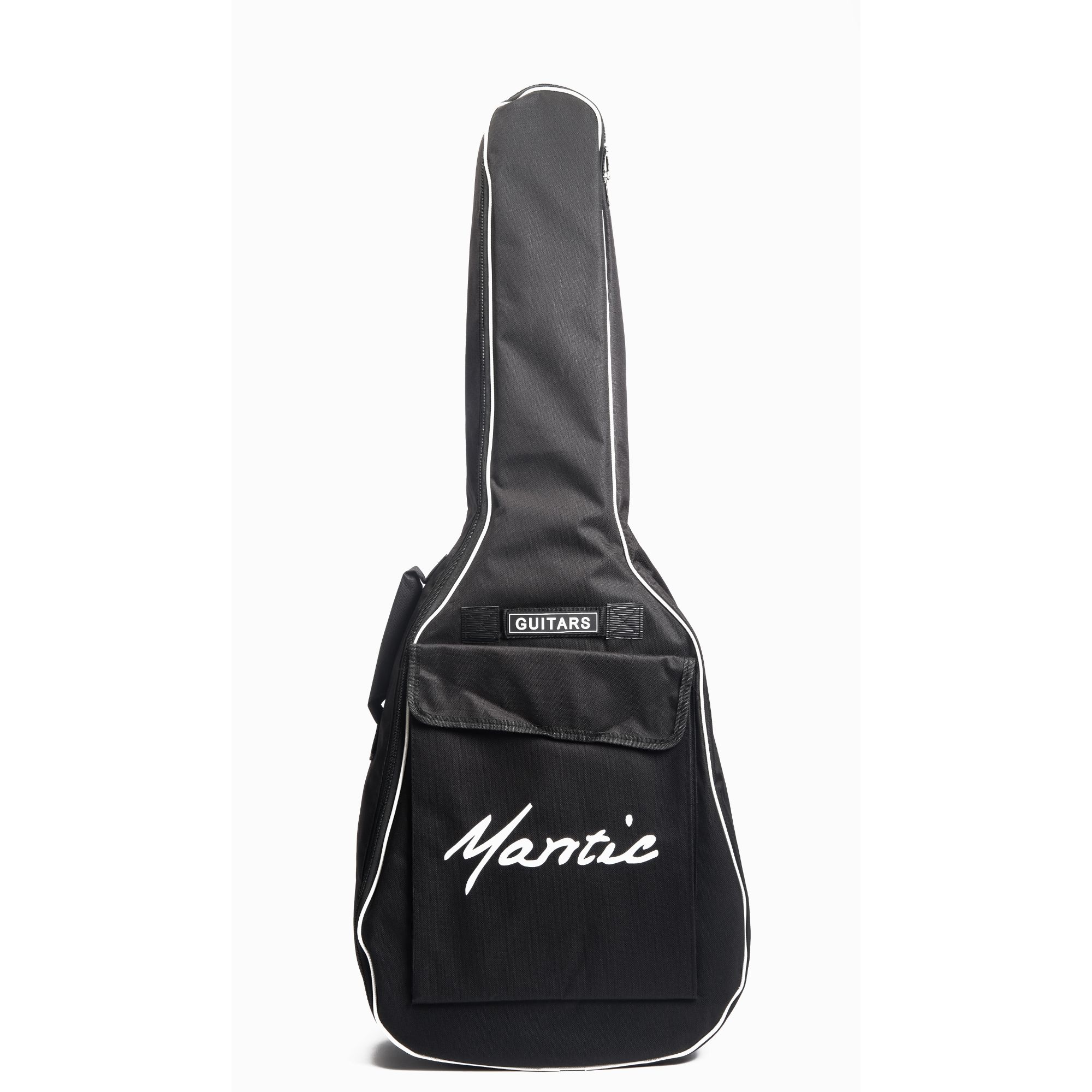 Mantic GT10AC -E Solid Top Semi- Acoustic Guitar with Fishman Electronics - Natural