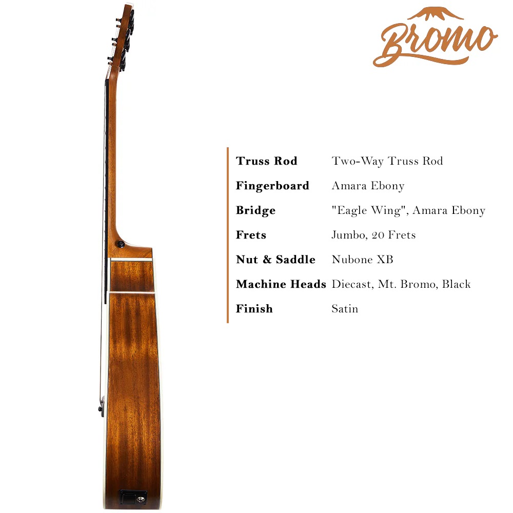 Bromo BAT2CE Auditorium Semi Acoustic Guitar online in India at johnsmusicin at the lowest price Online price in India