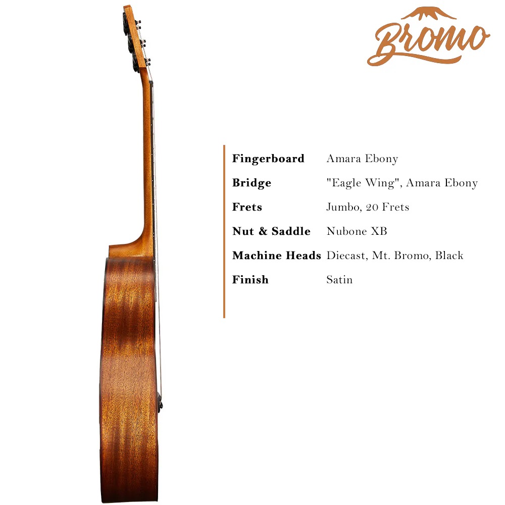 Bromo BAT2M Tahoma Series Auditorium 6 String Acoustic Guitar