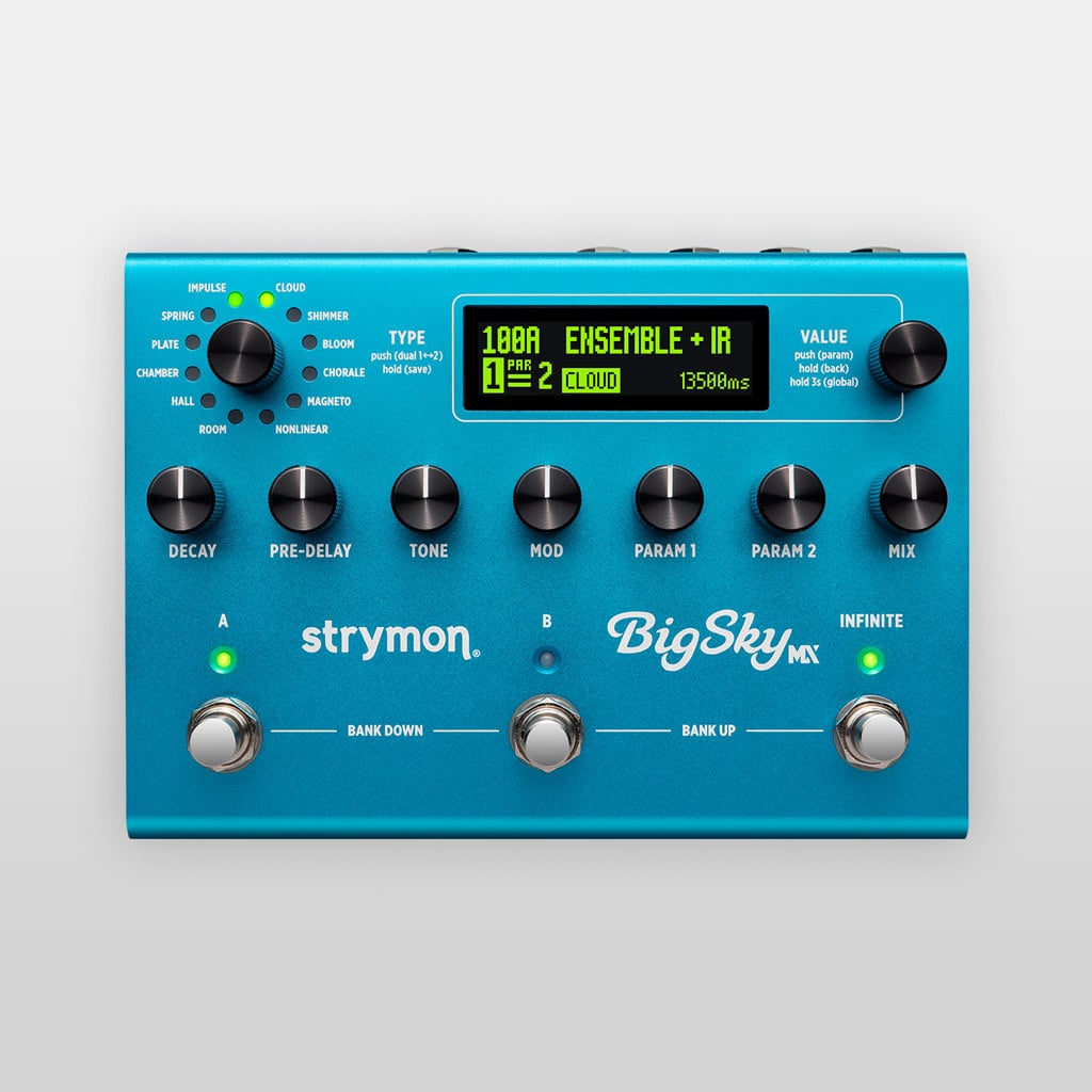 Strymon Big Sky MX Reverb Pedal online in India at johnsmusicin at the lowest price Online price in India