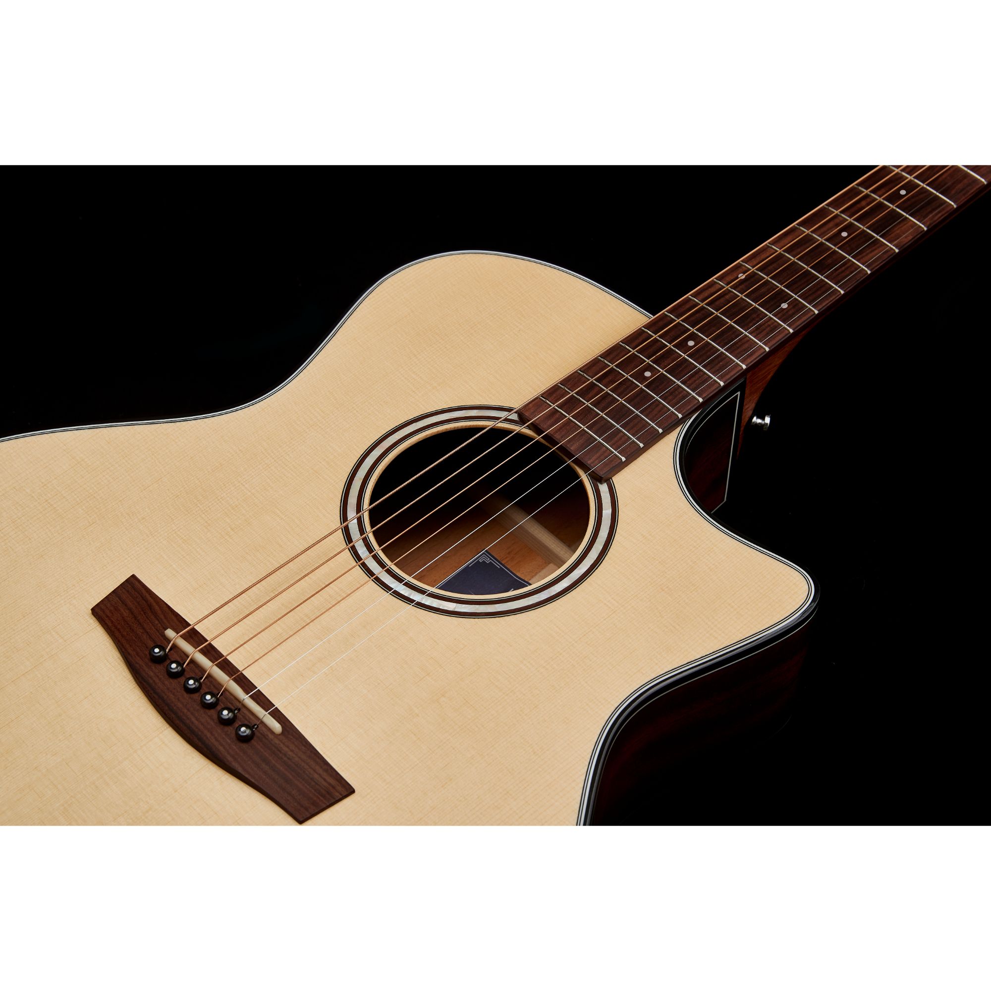 Hex GA500CEG -Queen Series ALL SOLID Guitar with Fishman EQ